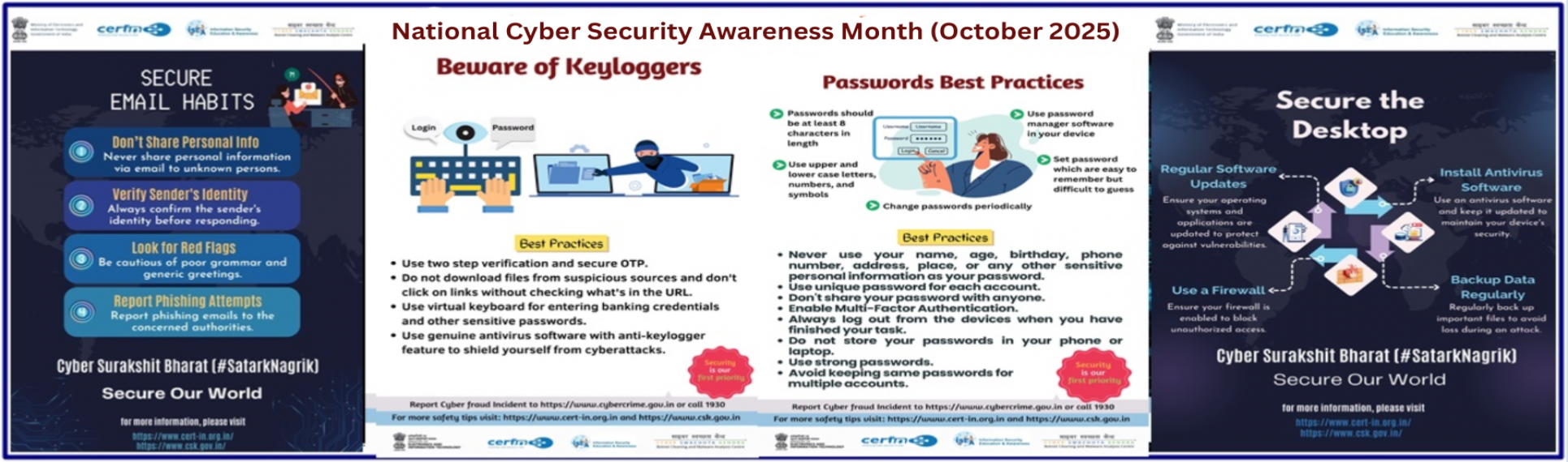 Cyber security awareness banner oct 2025