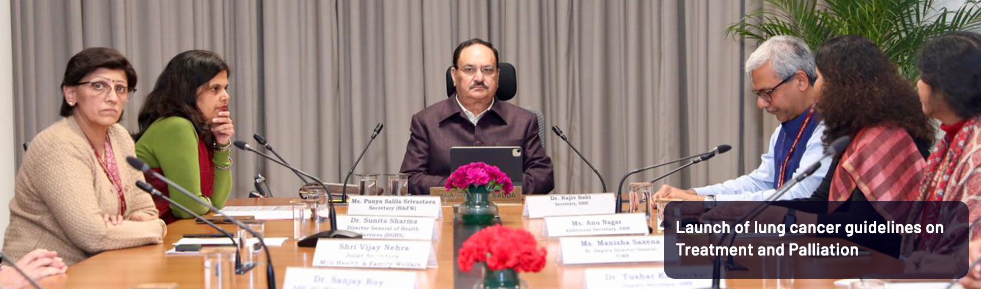 launch of lung cacer guidelines on treatment and pallation